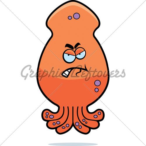 Angry Squid · GL Stock Images.