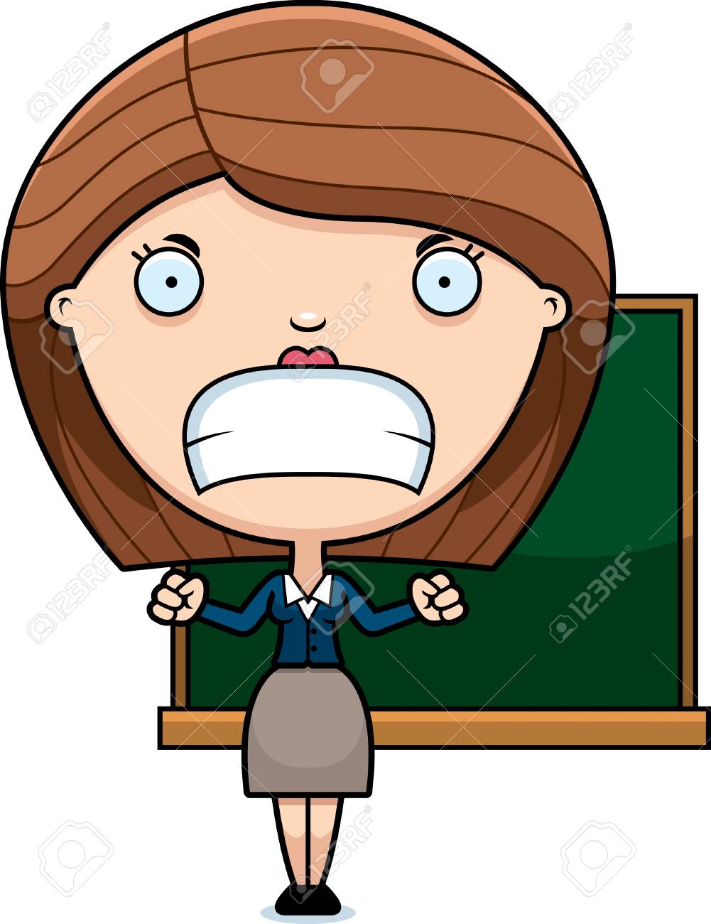 Angry Teacher Clip Art