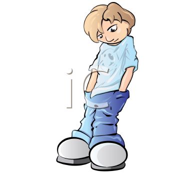 631 Teenager free clipart.