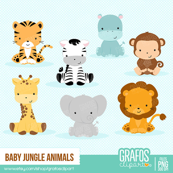 BABY JUNGLE ANIMALS.