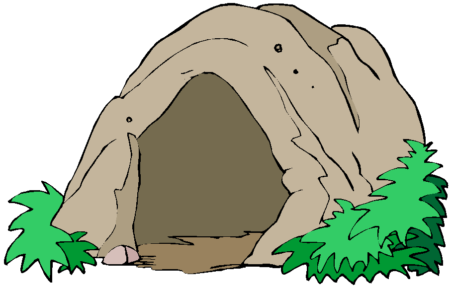 Animal cave clipart.