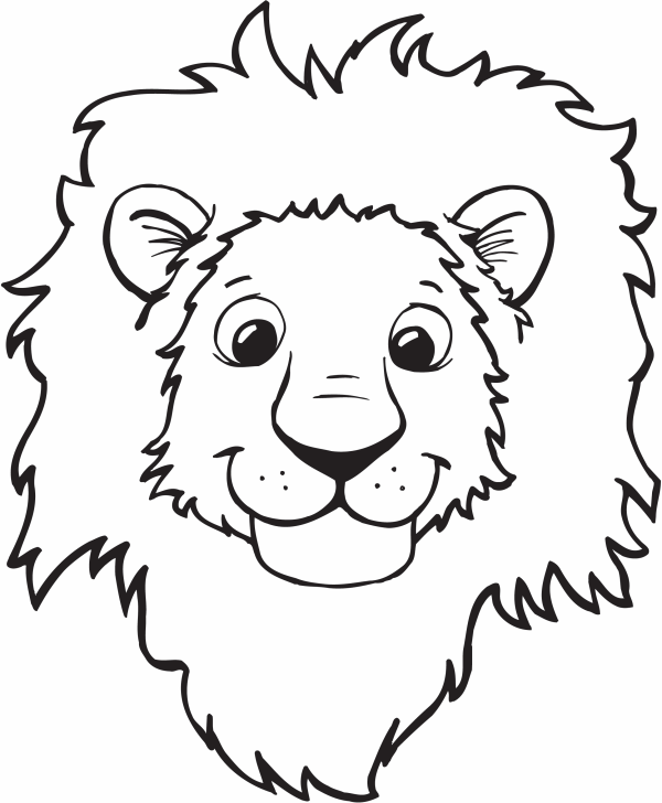 Free Printable Lion Coloring Pages For Kids.