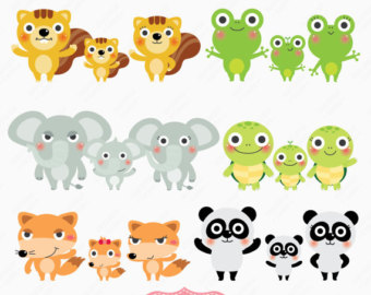 Free Family Animal Cliparts, Download Free Clip Art, Free.
