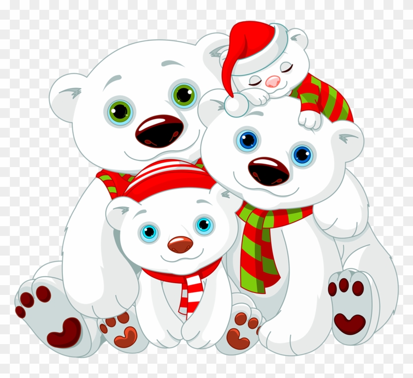 Families Clipart Polar Bear.