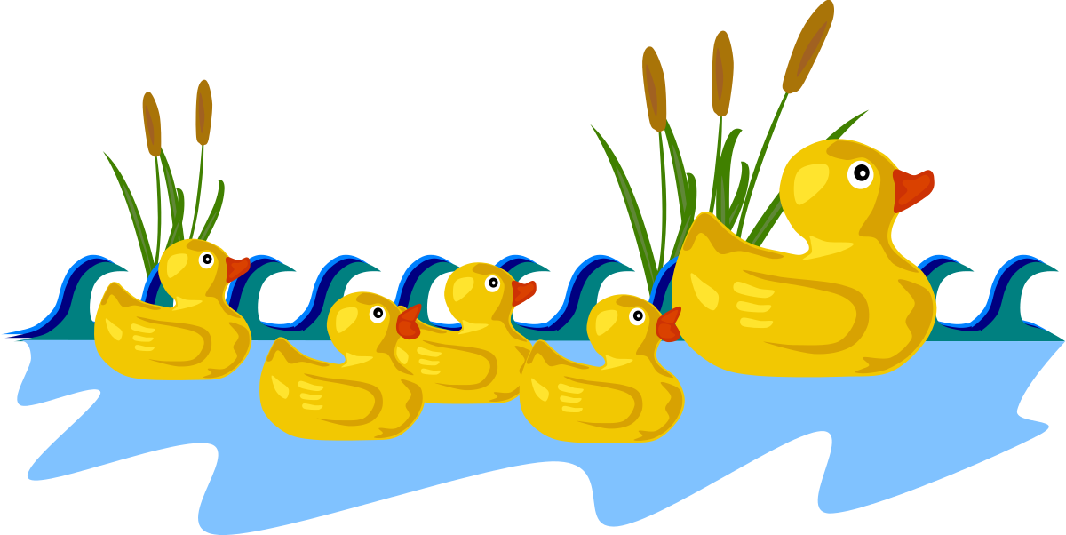 Rubber Duck Family Clipart by Gerald_G : Animal Cliparts.