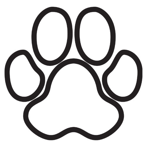 Free Outline Lion Footprint, Download Free Clip Art, Free.