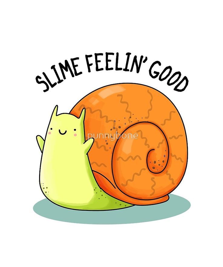 Slime Feelin\' Good Insect Animal Pun\