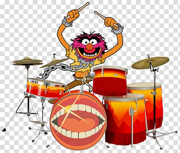 Animal Kermit the Frog Drummer The Muppets, drum transparent.