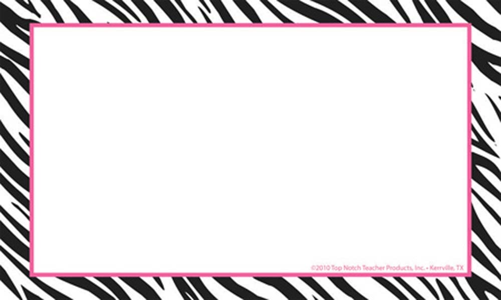 Free download Zebra Print Border Clip Art [1000x600] for.