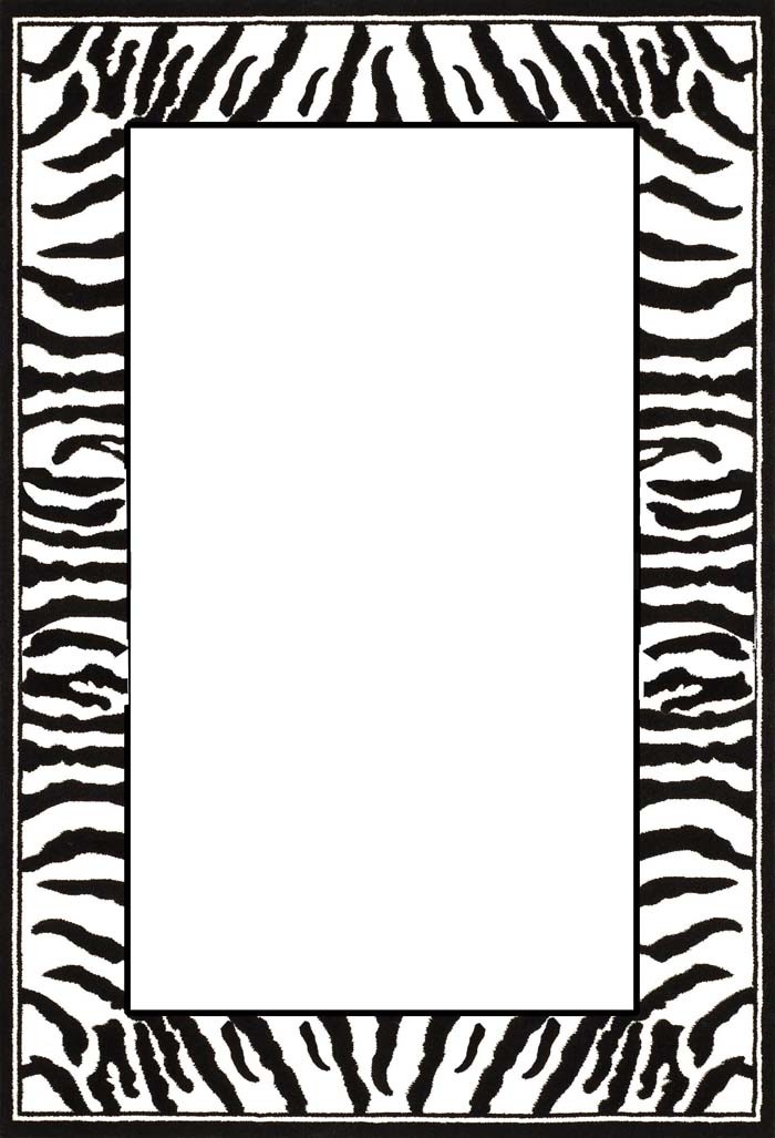 Free Zebra Print Border.