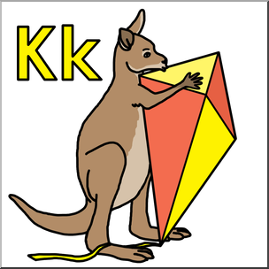 K is for Kangaroo.
