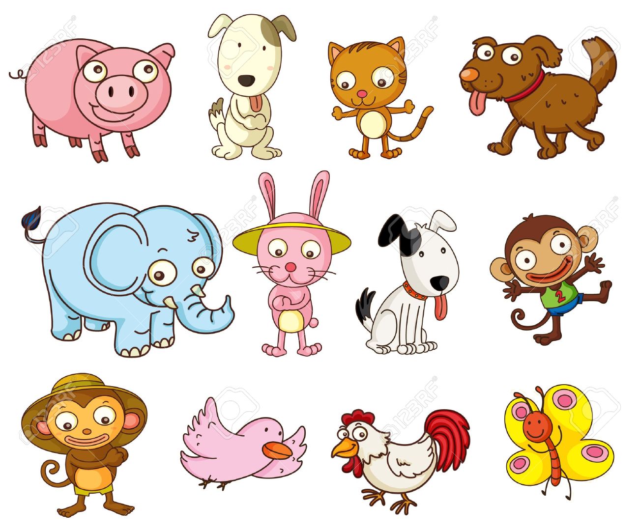 Clipart animals pictures.