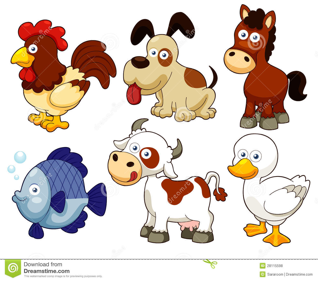 Farm animals clipart - Clipground