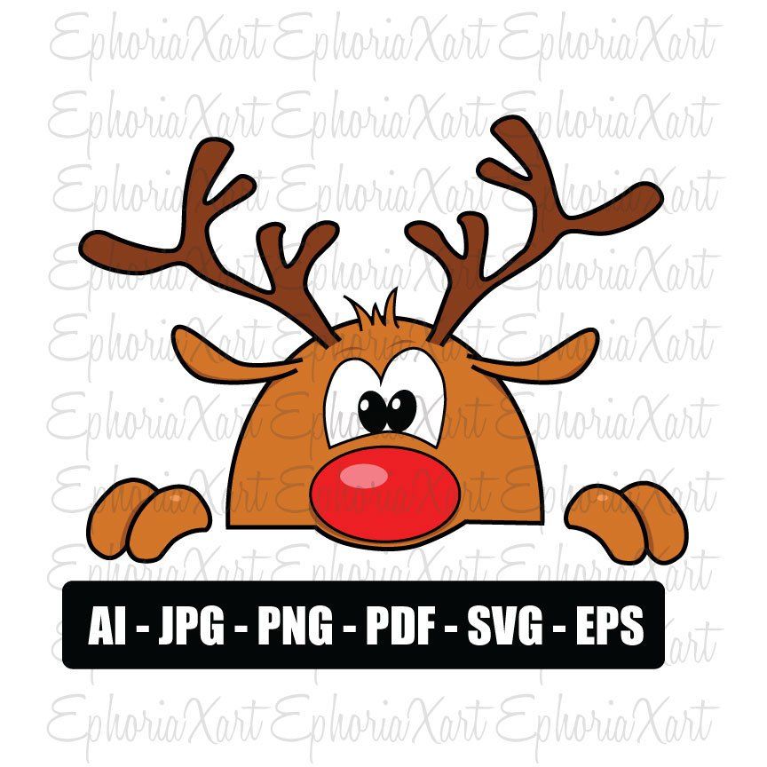 Reindeer svg,svg files for cricut,reindeer svg files : Merry.