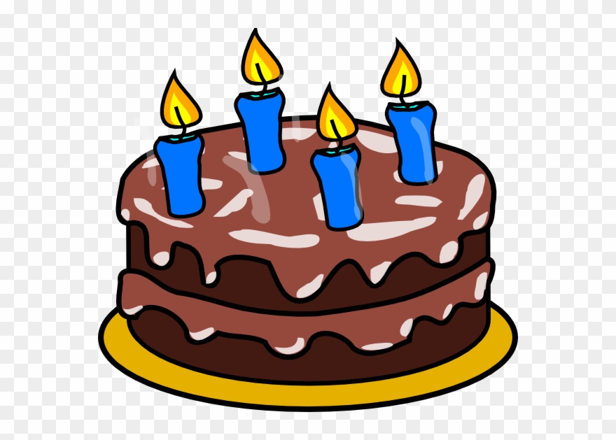 Animated Chocolate Birthday Cake Clipart (#1394385).