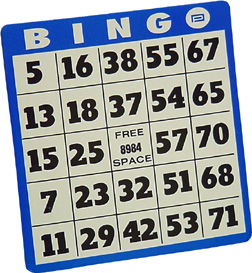 Bingo graphics and animated s bingo clip art image #38620.