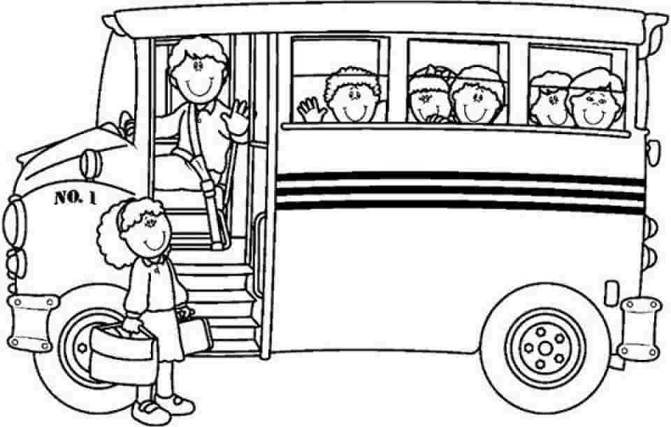Best Coloring: Free School Bus Coloring Pages School Bus.