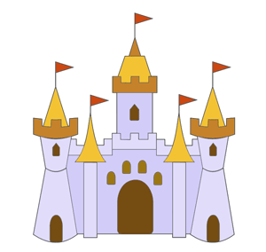 Animated Castle Clipart.