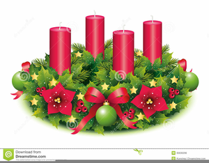 Animated Christmas Candle Clipart.