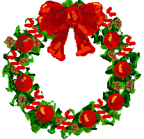 ▷ Christmas Wreath: Animated Images, Gifs, Pictures.