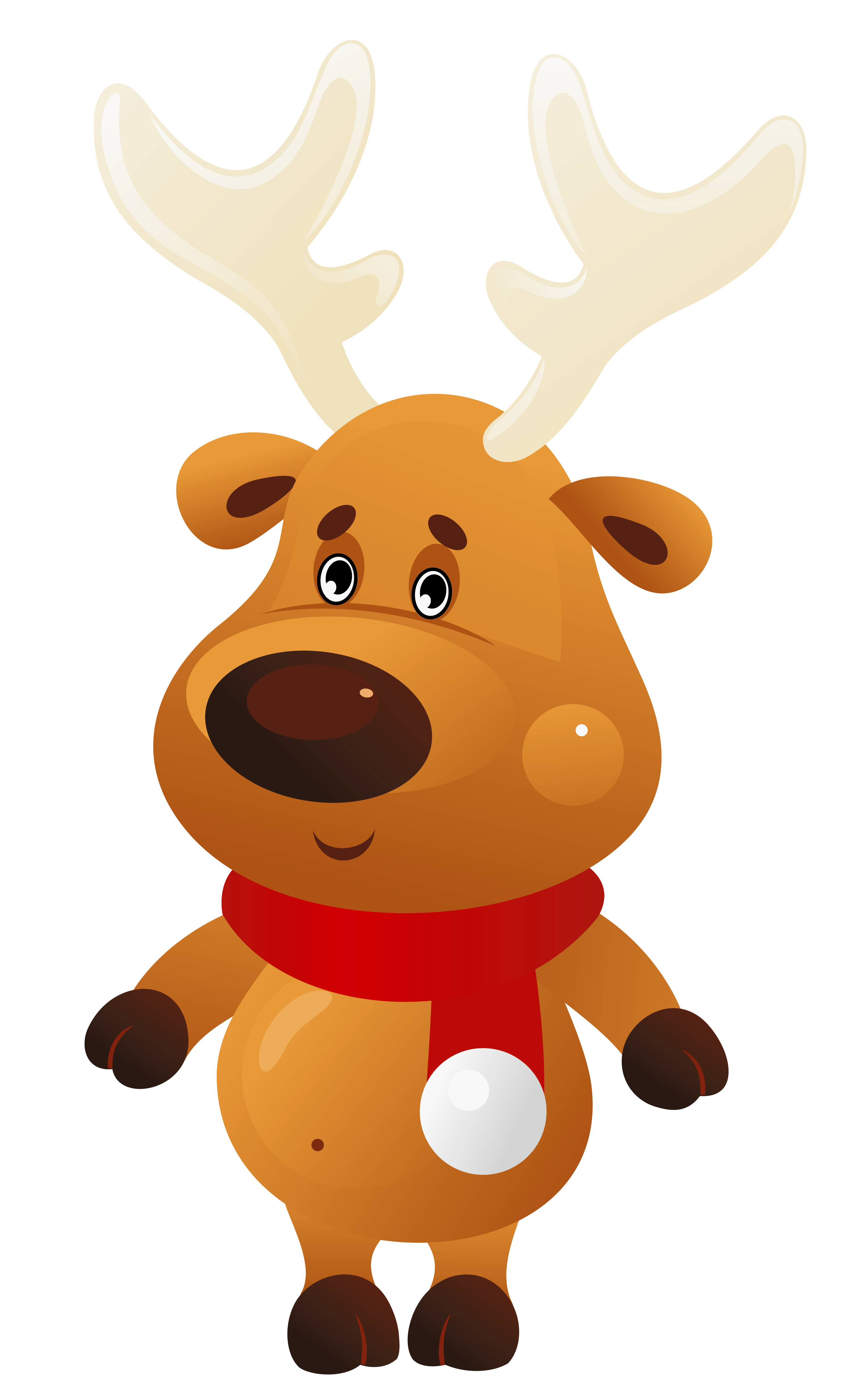 Showing post & media for Cartoon christmas reindeer clip art.