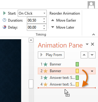 PowerPoint 2013: Animating Text and Objects.
