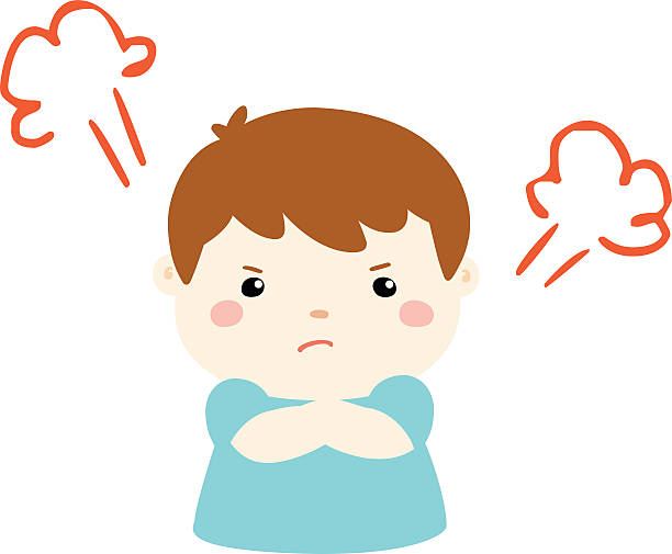 Frustrated Child Clipart.