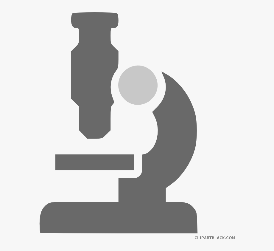Microscope Clipart Black And White.
