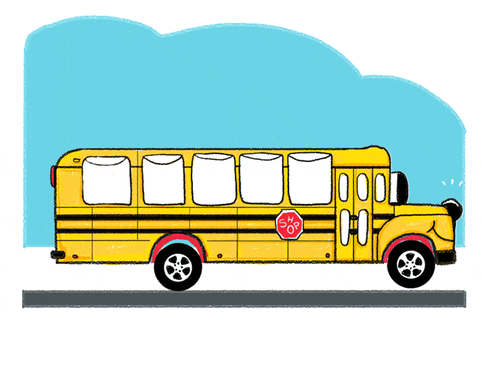 Top 30 Schoolbus GIFs.