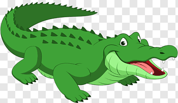 Crocodile Cartoon cutout PNG & clipart images.