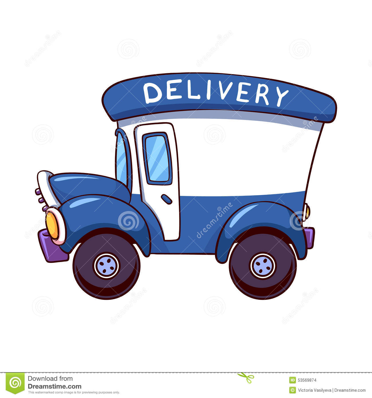 471 Delivery Truck free clipart.