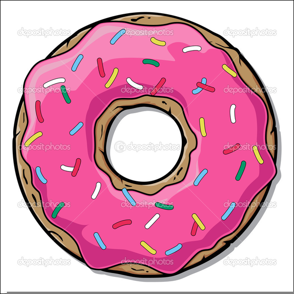 1352 Donuts free clipart.