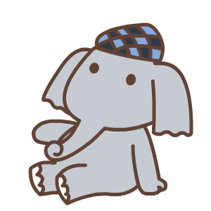 Cartoon Elephant Instant Messenger Emoticons Sticker GIF.