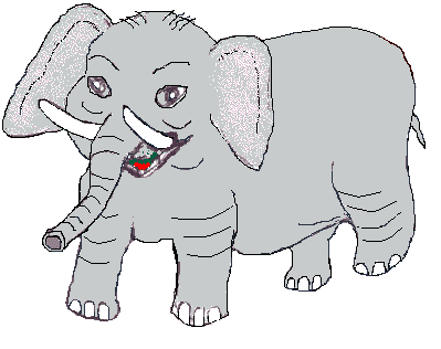 Animation Bundle: Animated Elephant Playing and Doing.
