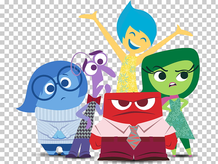 Emotion YouTube Pixar Art, emotions , Inside Out characters.
