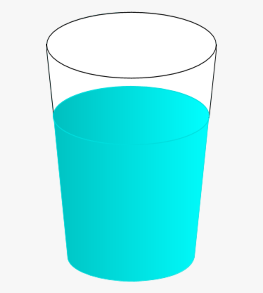 Glass Of Water Tumbler Cup Clipart.