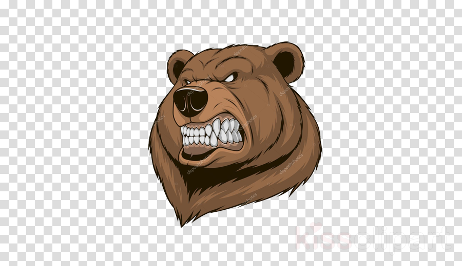 brown bear grizzly bear bear cartoon brown clipart.