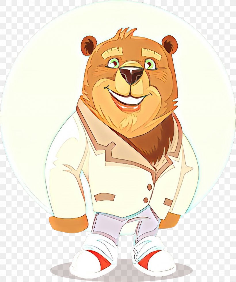 Cartoon Animated Cartoon Bear Brown Bear Clip Art, PNG.