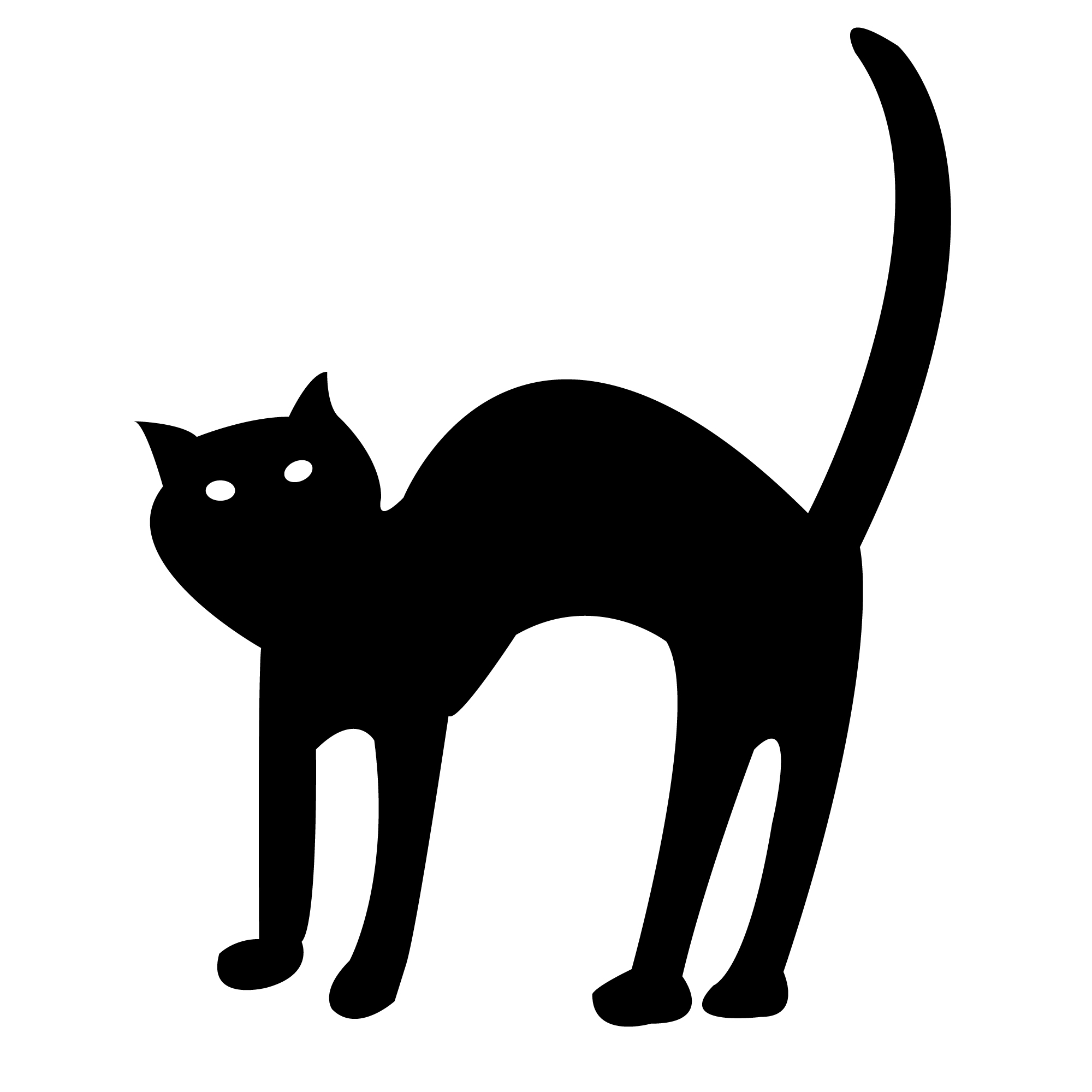 Free Halloween Black Cat Cartoon, Download Free Clip Art.