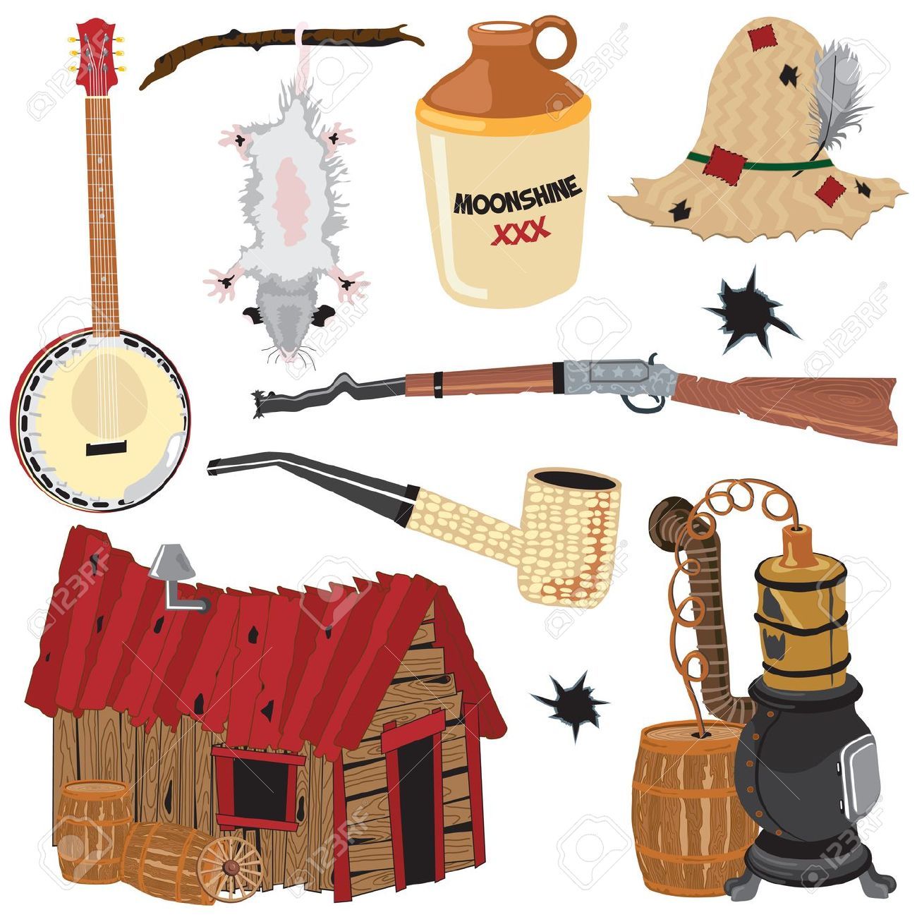 Animated hillbilly bar clipart clipart images gallery for.