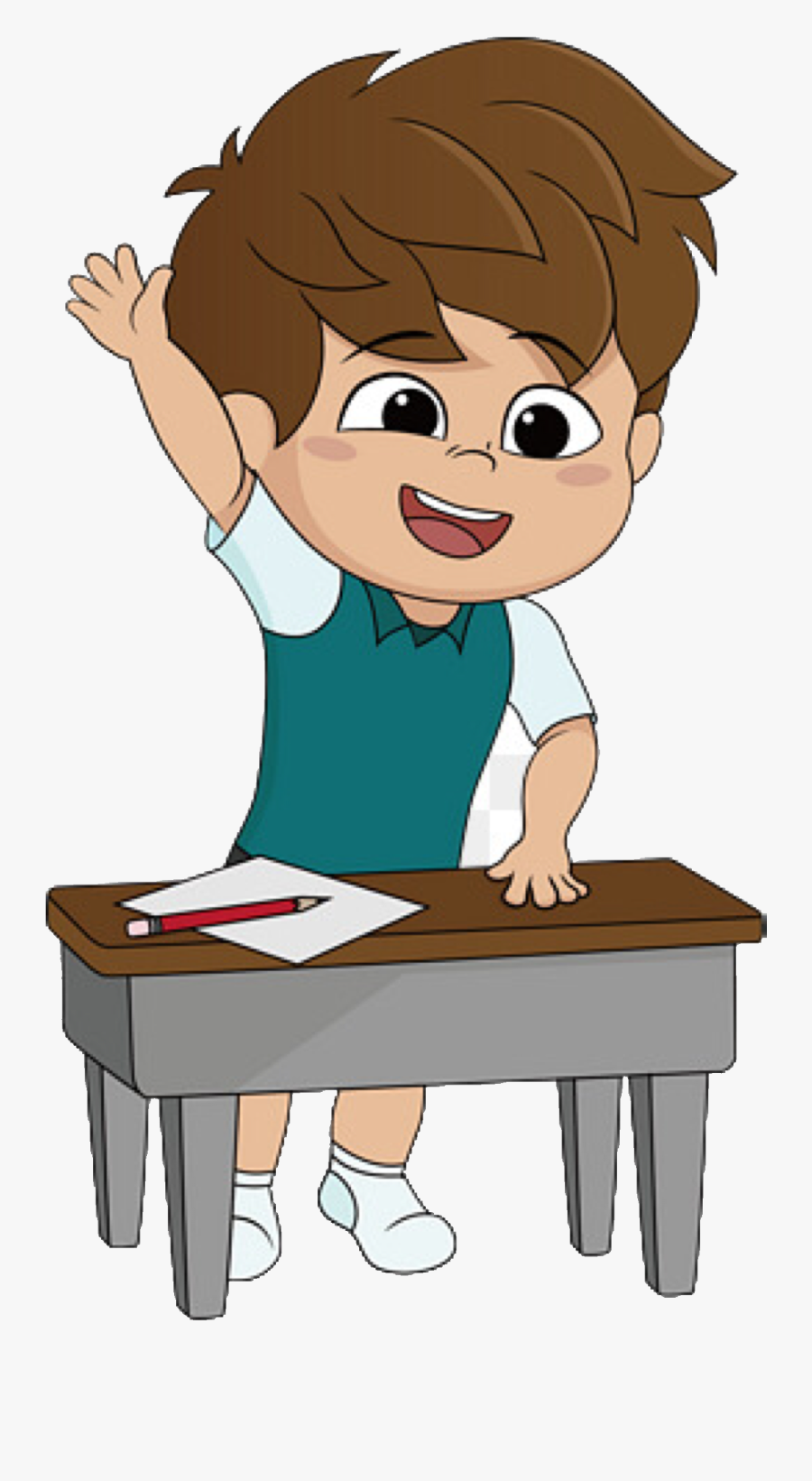 Animation Person Doing Homework , Free Transparent Clipart.