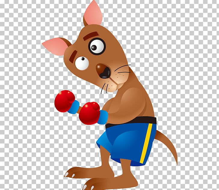 Boxing Kangaroo Cartoon PNG, Clipart, Animal, Animal.