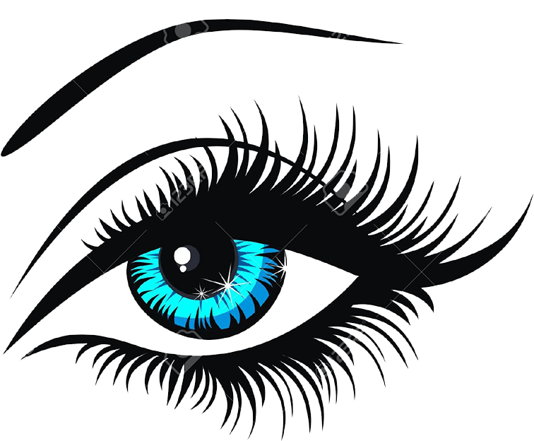 Cartoon Lashes Png - PNG Image Collection