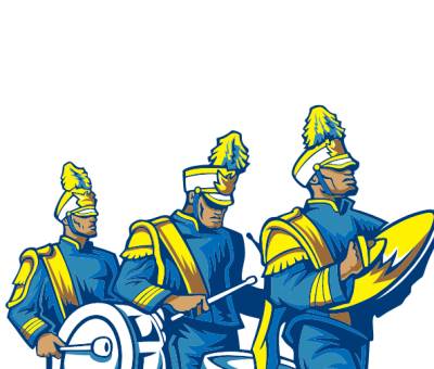 Free animated marching band clipart.