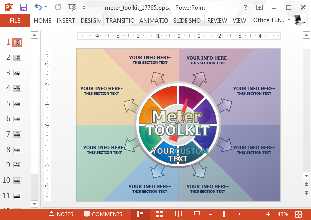 Animated Gauge Diagrams For PowerPoint.