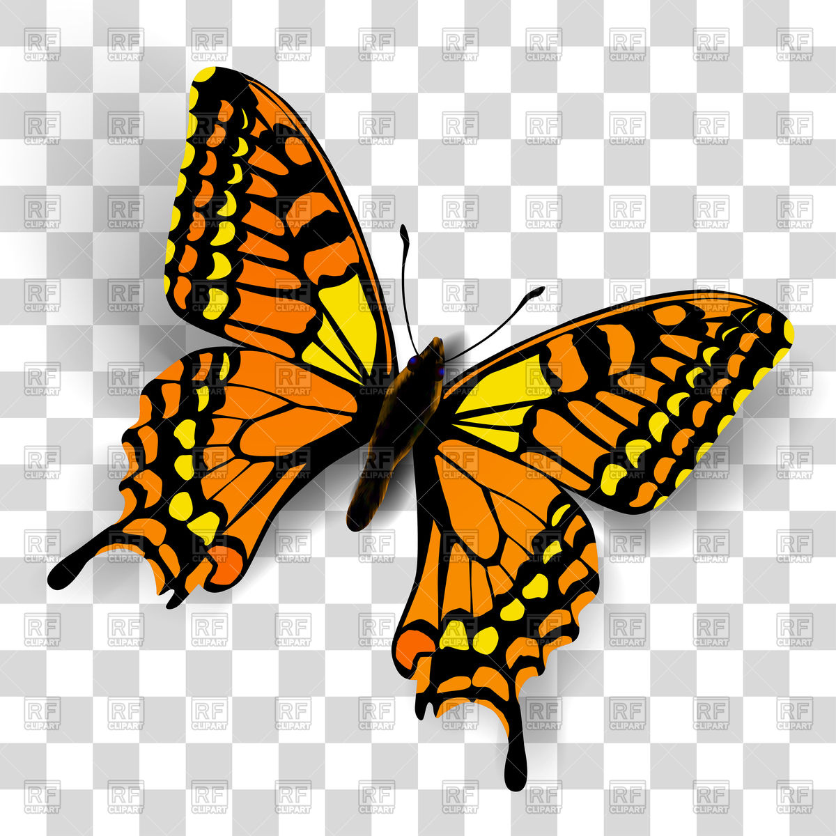 Monarch Butterfly Clipart Free Printable.