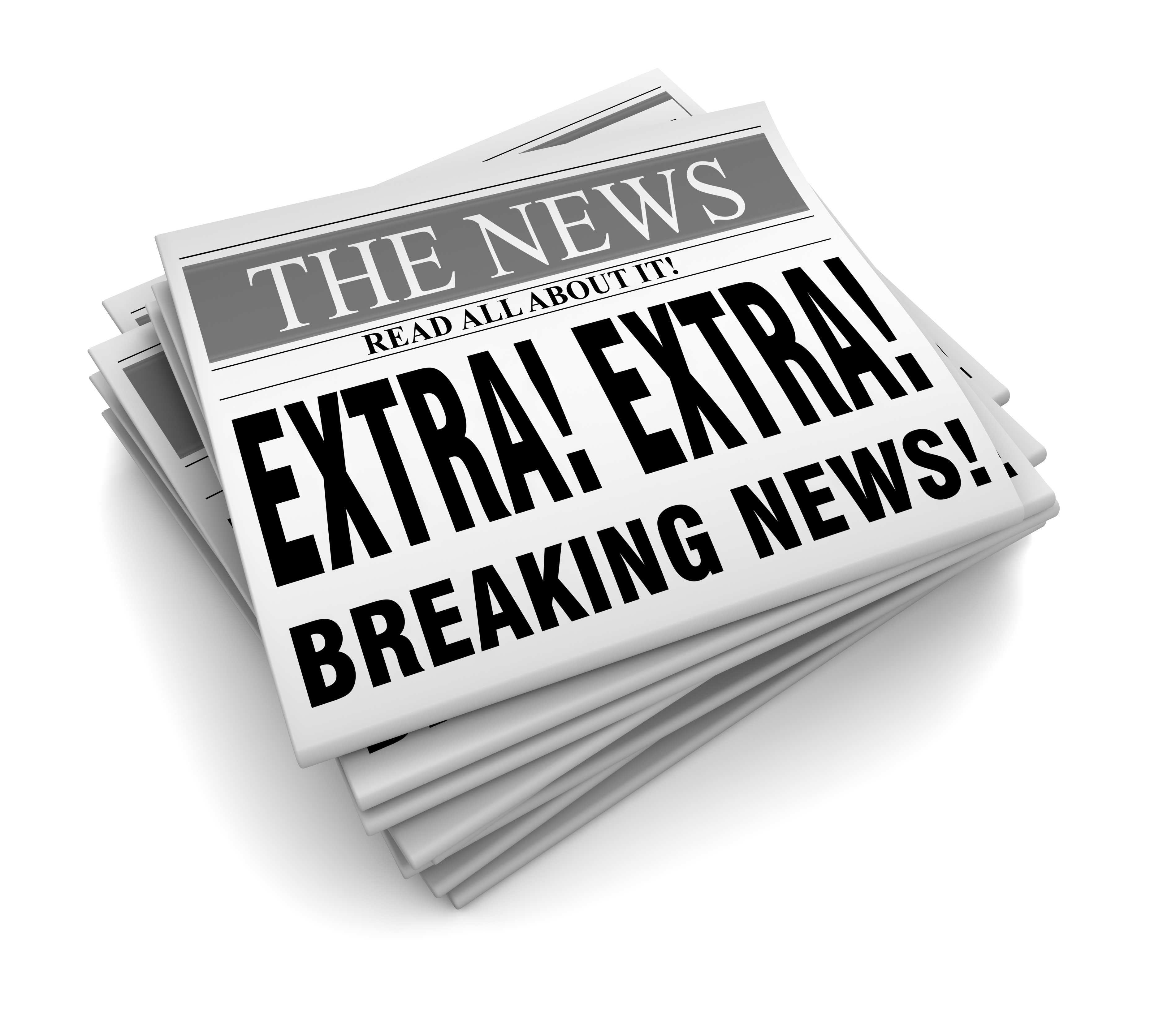 Stretch Breaking News Animated Clipart.