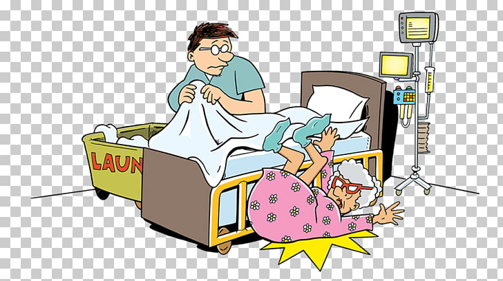 Nursing home Illustration Cartoon, how can i help others PNG.