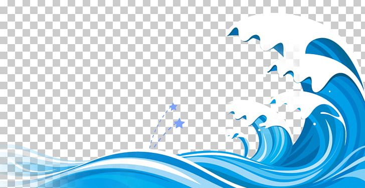 Wind Wave Blue Cartoon PNG, Clipart, Abstract Waves, Aqua.