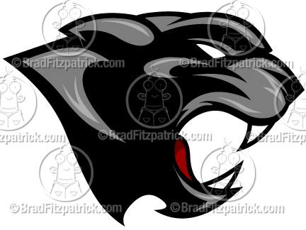 1815 Panther free clipart.